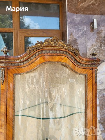 Красива барокова витрина 018, снимка 2 - Секции и витрини - 37961326