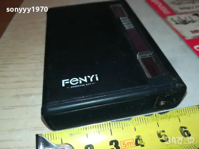 FENYI SMOKING SET-ЗАПАЛКА ТАБАКЕРА 2102251826, снимка 3 - Колекции - 49225501
