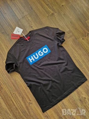 Страхотна мъжка тениска HUGO BOSS размер XL и М, снимка 2 - Тениски - 50672493