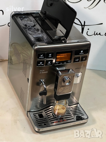 Кафемашина кафе автомат Saeco exprelia с гаранция, снимка 3 - Кафемашини - 44889980