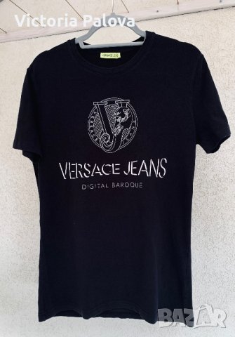 VERSACE оригинал тениска vintage унисекс, снимка 2 - Тениски - 40517830