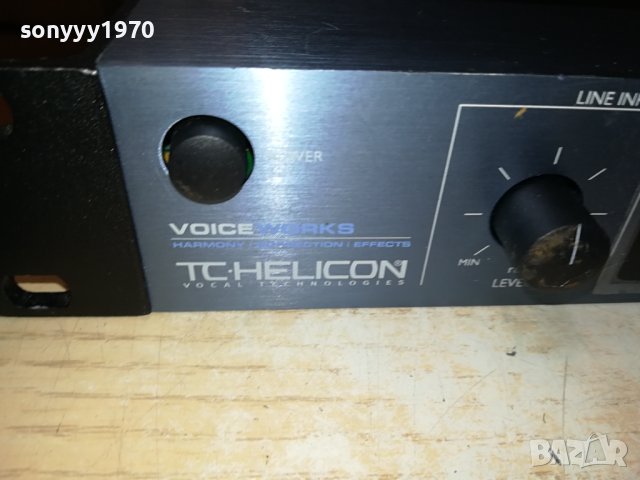  TC-HELICON VOICEWORKS HARMONY CORRECTION EFFECT-ВНОС GERMANY LK1EWC1111231951, снимка 4 - Ресийвъри, усилватели, смесителни пултове - 42950852