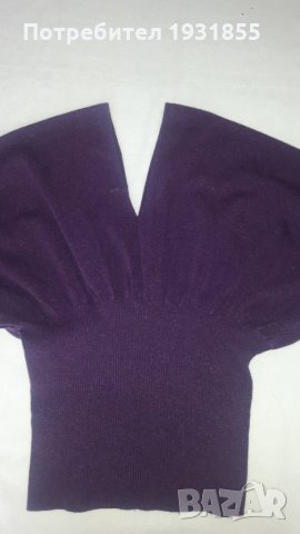 Лилава блузка, снимка 5 - Туники - 25045192