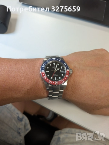 Часовник Davosa Ternos Ceramic GMT, снимка 4 - Мъжки - 52585312