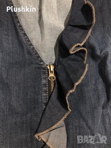 Дамски дънков елек L, снимка 3 - Елеци - 43120556