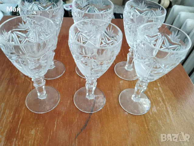 Кристални чаши за ракия, снимка 4 - Чаши - 50370355