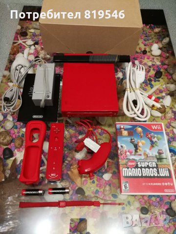 Nintendo Wii/Нинтендо Уии игра конзола Red Limited Edition Mario/Марио, снимка 1 - Nintendo конзоли - 28594845