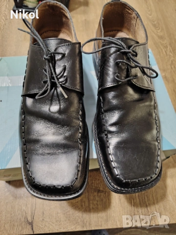 Мъжки обувки естествена кожа No 45 , снимка 2 - Официални обувки - 53156809
