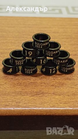 Алуминиеви пръстени 2024, снимка 6 - Гълъби - 35744648