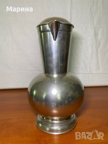 Гарафа и чаши от калай за вино  Antik*Vintage, снимка 6 - Антикварни и старинни предмети - 43926064