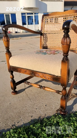 Кресло с гобленова дамаска №041, снимка 4 - Дивани и мека мебел - 53254075