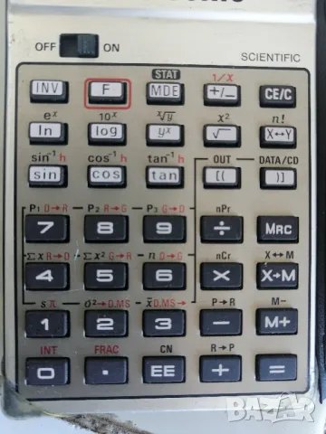 Ретро, научен калкулатор Panasonic JE-1433U, снимка 6 - Друга електроника - 47418589