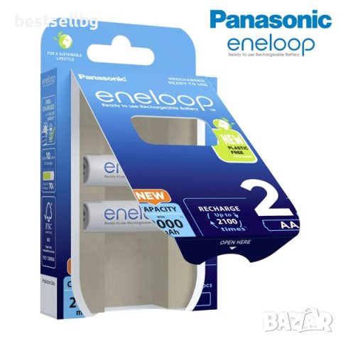 Издръжливи акумулатрони батерии Panasonic Eneloop HR06 AA 2000mAh 1.2V, снимка 2 - Къмпинг осветление - 40279085