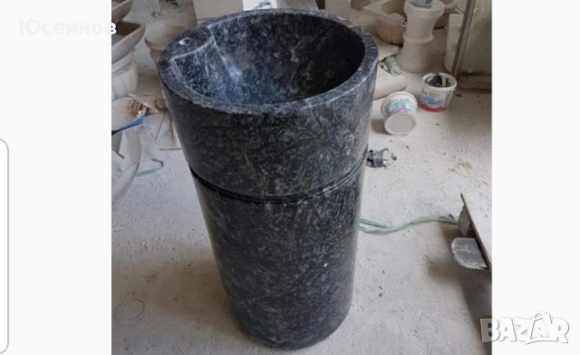 Мивка от естествен сив мрамор 