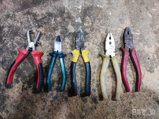 Клещи 5 броя, снимка 2 - Клещи - 47350913