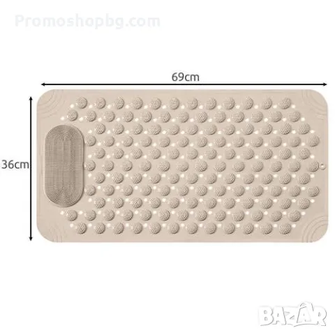 Масажна, неплъзгаща се постелка за баня Ruhhy, масажираща подложка, 36 х 69 см , снимка 2 - Други - 47954819