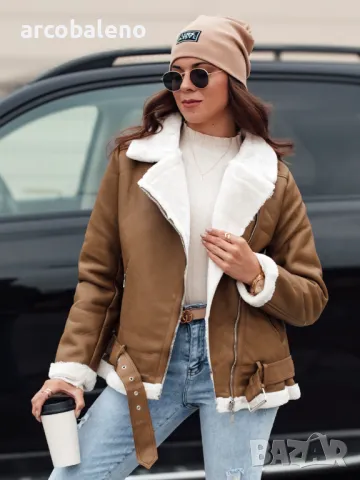 NORFDIMA Дамско кожено яке (кожух), 4цвята , снимка 2 - Якета - 47579984