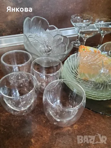 Стъклена посуда комплект с обща цена , снимка 8 - Сервизи - 49957786