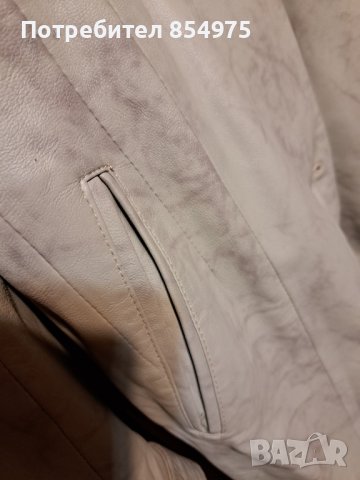 Дамско кожено манто, снимка 8 - Якета - 43331421