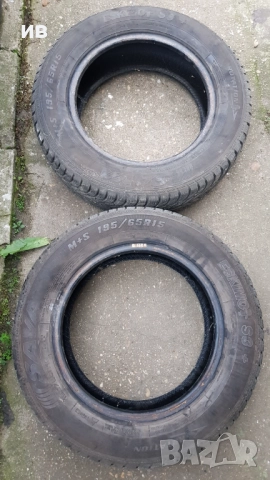 2 бр. зимни гуми Sava 195/65/15 , снимка 2 - Гуми и джанти - 52837873