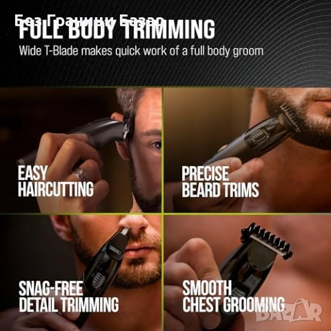 Нов All in One Тример 0.5-25мм за Брада, Тяло, Уши и Нос идеален подарък, снимка 2 - Машинки за подстригване - 51732952