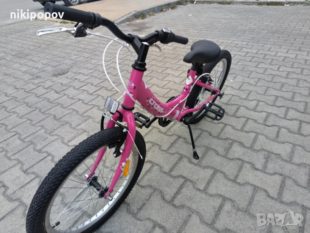 CROSS Велосипед 20" ALISSA розов, снимка 7 - Велосипеди - 53559941