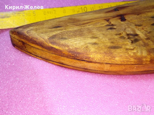 ГОЛЯМ АВТОРСКИ ЛОВЕН НОЖ - САТЪР Майсторски УНИКАТ ДРЪЖКА ЕЛЕНОВ РОГ със СРЕБЪРНА МОНЕТА 1803г 43154, снимка 13 - Ножове - 44115656