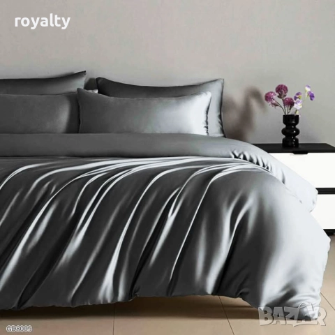 Луксозен комплект от висококачествен памучен сатен, снимка 9 - Спално бельо - 52182706