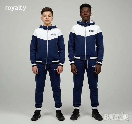 Плътен Детски екип на BOSS с двойно лице, снимка 2 - Детски комплекти - 52146186