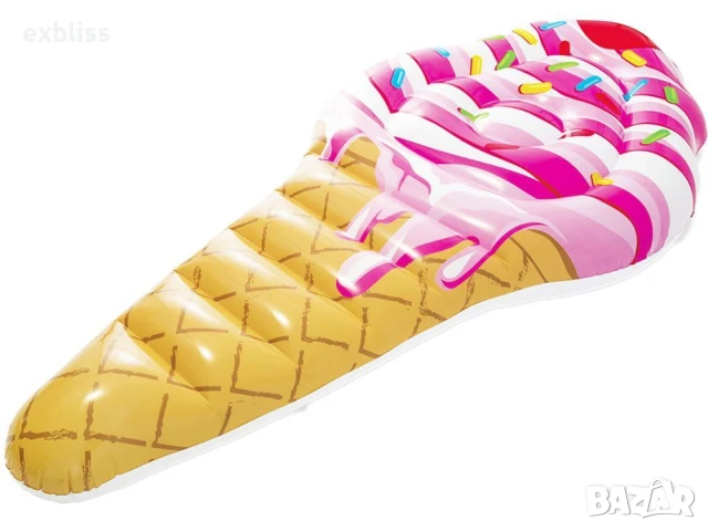 Надуваем дюшек сладолед 224 х 107 см, снимка 2 - Басейни и аксесоари - 50850953