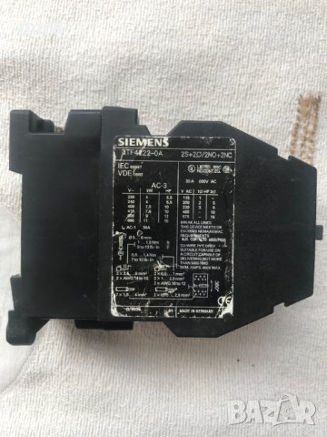 Контактор Siemens 3TF4222-OA, снимка 2 - Други - 39619402