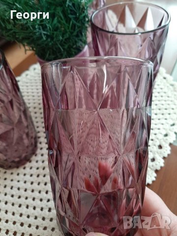 Цветни чаши за безалкохолно,вода, снимка 3 - Чаши - 40437700