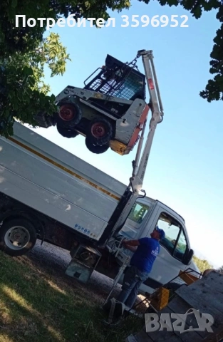 Тристранен самосвал с кран , багер 3.5 тома, снимка 8 - Транспортни услуги - 53599163