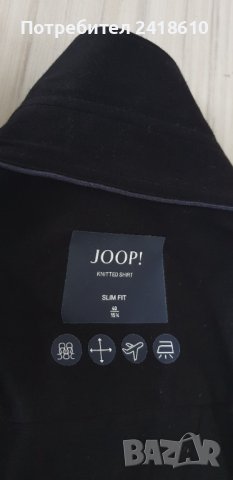 JOOP! Slim Fit Easy Iron Knitted Shirt Cotton Mens Size 40/ 15 3/4/ M НОВО! ОРИГИНАЛ! Мъжка Риза!, снимка 14 - Ризи - 43438610