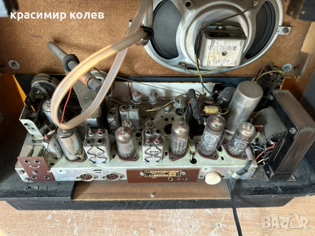 лампов радиоапарат "PHILIPS GEMMA 304", снимка 10 - Антикварни и старинни предмети - 51981889