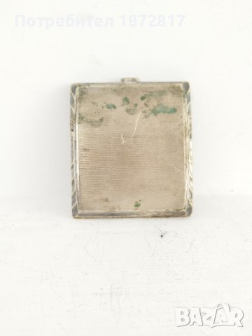 Посребрена табакера №2619, снимка 2 - Антикварни и старинни предмети - 37663240