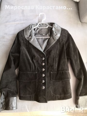 Кожено и велурено дамски якета. , снимка 9 - Якета - 27375924