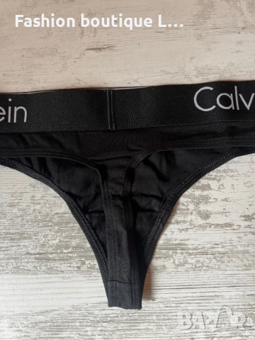 Нови оригинални черни памучни прашки на марката Calvin Klein размер S 🖤🖤🖤🖤🖤🖤🖤🖤, снимка 4 - Бельо - 52002156