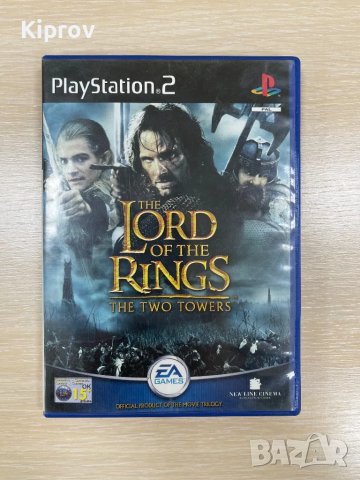 🎮 Lord of the Rings: Two Towers за PlayStation 2 – оригинална игра с кутия и книжка