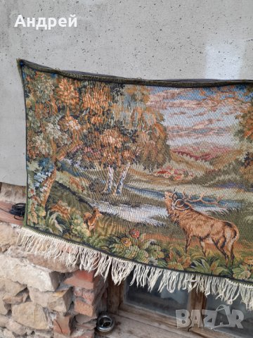 Старинен ковьор,покривка за стена #144, снимка 3 - Антикварни и старинни предмети - 38463423