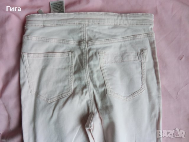 Бледорозови дънки клин НМ, снимка 4 - Детски панталони и дънки - 33103806