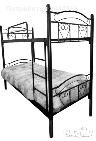 Двуетажно легло Верона DD-0425-2, снимка 2 - Спални и легла - 43281024