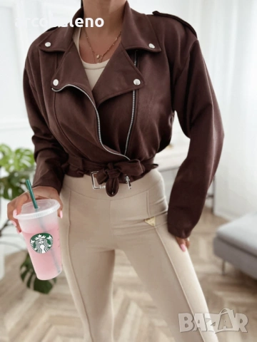 Дамско яке от еко велур, 6цвята , снимка 10 - Якета - 53154085