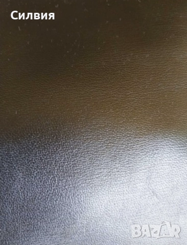 НОВ дамски лъскав кожен панталон от истинска естествена кожа от Англия, размер L, снимка 7 - Панталони - 52671585