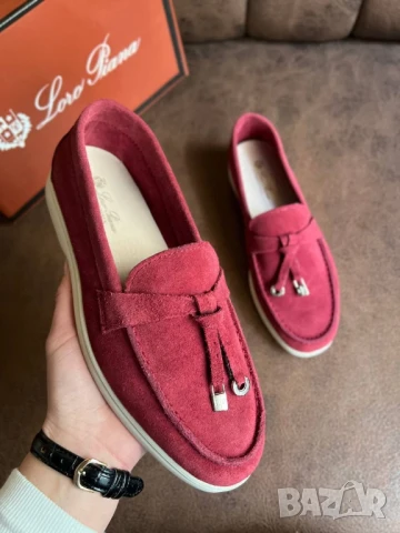 дамски мокасини от естествен велур loro piana , снимка 8 - Дамски ежедневни обувки - 51303318