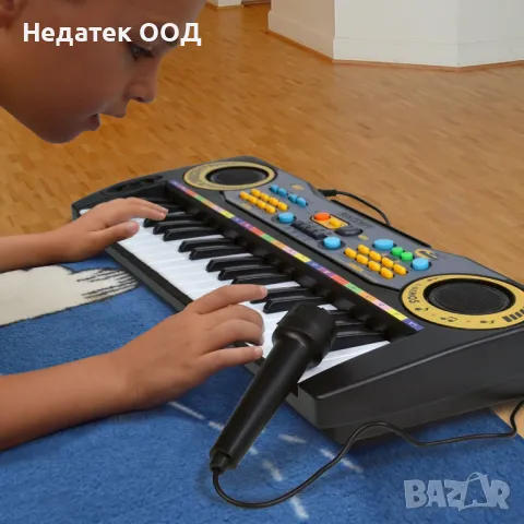 Синтезатор, Bontempi, С микрофон, 37 клавиша, снимка 3 - Музикални играчки - 47371899