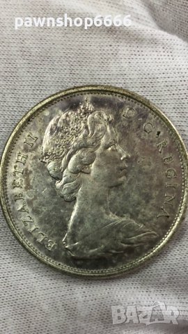 Сребърни монети Canada 50 cents, 1965-1966, снимка 5 - Нумизматика и бонистика - 40504695
