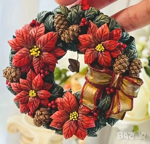 Молд коледен венец 