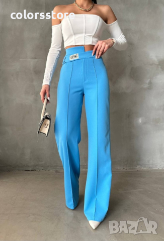 ДАМСКИ ПАНТАЛОН BLUE, снимка 2 - Панталони - 44907571
