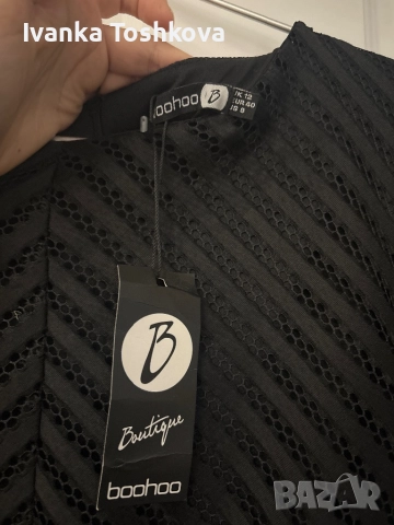 Черна рокля, НОВА с етикет, снимка 2 - Рокли - 52876289